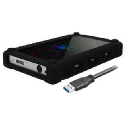 BOÎTIER EXTERNE BX-SOG25A STEELDISK – USB 3.0 RGB POUR HDD/SSD 2.5