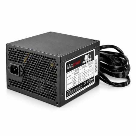 Alimentation PC MAXIPOWER NB 400W – ATX – Ventilateur 120 mm – PCI-E 6+2 – SATA – Molex